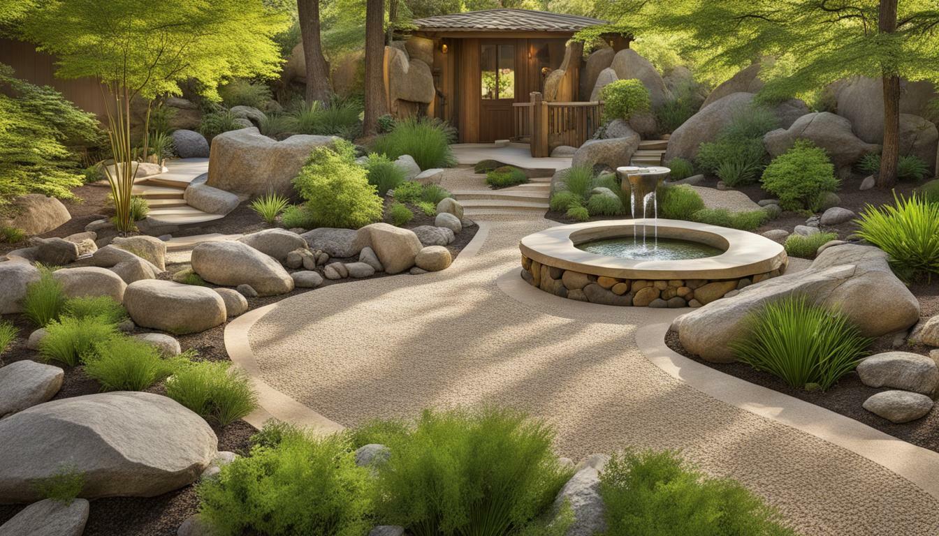 how to make a rock garden without plants